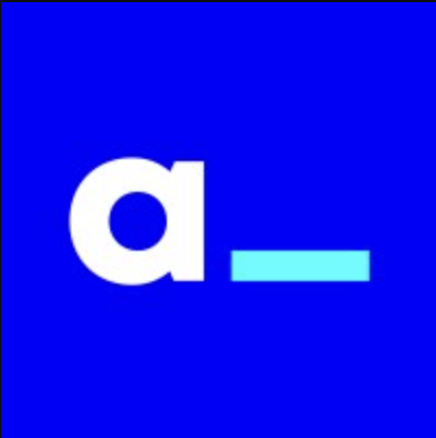 axel spring blue logo