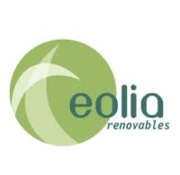 Eolia Renovable logo with green circle and blue text