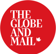 the globe and mail logo in red circle